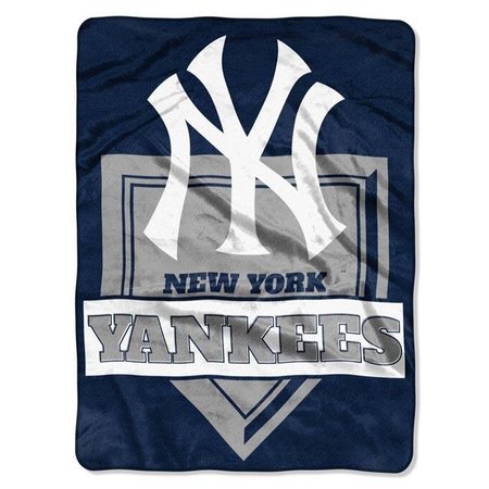 THE NORTH WEST COMPANY The Northwest Co 1MLB-08030-0020-RET Yankees Home Plate Raschel Throw 1MLB080300020RET